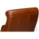 Benton Havana Brown Leather Chair
