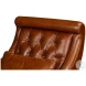 Benton Havana Brown Leather Chair