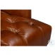 Benton Havana Brown Leather Chair