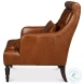 Benton Havana Brown Leather Chair