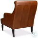 Benton Havana Brown Leather Chair