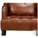 Benton Havana Brown Leather Chair