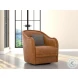 Braxton Columbia Brown Swivel Chair