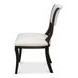 Trophy Taupe and Black Performance Fabric Upholstered Side Chair Set of 2