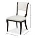 Trophy Taupe and Black Performance Fabric Upholstered Side Chair Set of 2