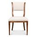 Trophy Elegant Taupe Performance Fabric Upholstered Side Chair Set of 2