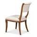 Trophy Elegant Taupe Performance Fabric Upholstered Side Chair Set of 2