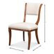 Trophy Elegant Taupe Performance Fabric Upholstered Side Chair Set of 2