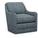 Glenhaven Dark Blue Upholstered Swivel Chair