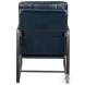 Edmonds Chateau Blue Leather Chair
