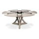 Casual Jupe Moonskin 71" Extendable Round Dining Table