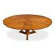 Casual Jupe Tobacco Brown 71" Extendable Round Dining Table
