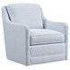 Glenhaven Blue Upholstered Swivel Chair
