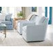Glenhaven Blue Upholstered Swivel Chair