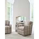Glenhaven Beige and Brown Upholstered  Swivel Accent Chair by Barclay Butera