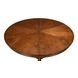 Casual Jupe Dark Walnut 86" Extendable Round Dining Table