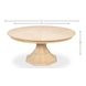 Giselle Jupe Bleached Oak 71" Extendable Round Dining Table