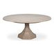 Giselle Jupe Moonskin 71" Extendable Round Dining Table