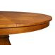 Giselle Jupe Tobacco Brown 71" Extendable Round Dining Table