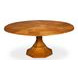 Giselle Jupe Tobacco Brown 71" Extendable Round Dining Table