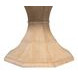 Giselle Jupe Bleached Oak 86" Extendable Round Dining Table
