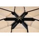 Giselle Jupe Bleached Oak 86" Extendable Round Dining Table