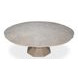 Giselle Jupe Moonskin 86" Extendable Round Dining Table