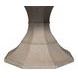 Giselle Jupe Moonskin 86" Extendable Round Dining Table