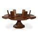 Giselle Jupe Palladio 86" Extendable Round Dining Table