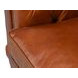 Savile Dark Brown Leather Upholstered Lounge Chair