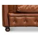 Savile Marseile Dark Brown Leather 103" Sofa