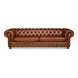 Savile Marseile Dark Brown Leather 103" Sofa