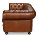 Savile Marseile Dark Brown Leather 103" Sofa
