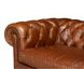 Savile Marseile Dark Brown Leather 103" Sofa