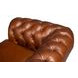 Savile Marseile Dark Brown Leather 103" Sofa