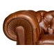 Savile Marseile Dark Brown Leather 103" Sofa