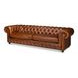 Savile Marseile Dark Brown Leather 103" Sofa