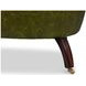 Bastian Britain Green Leather Upholstered Armchair