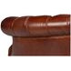 Bastian Newark Brown Leather Upholstered Armchair