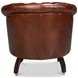 Bastian Newark Brown Leather Upholstered Armchair