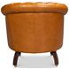 Bastian Tan Brown Leather Upholstered Armchair