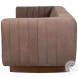 Denys Scotland Grey Leather Sofa