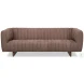 Denys Scotland Grey Leather Sofa