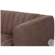 Denys Scotland Grey Leather Sofa