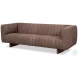 Denys Scotland Grey Leather Sofa