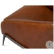 Simmons Havana Brown Leather Chair