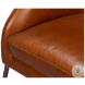 Simmons Havana Brown Leather Chair