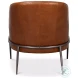 Simmons Havana Brown Leather Chair