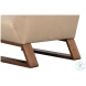 Wylam Cappucino White Leather Chair