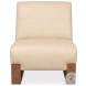 Wylam Cappucino White Leather Chair